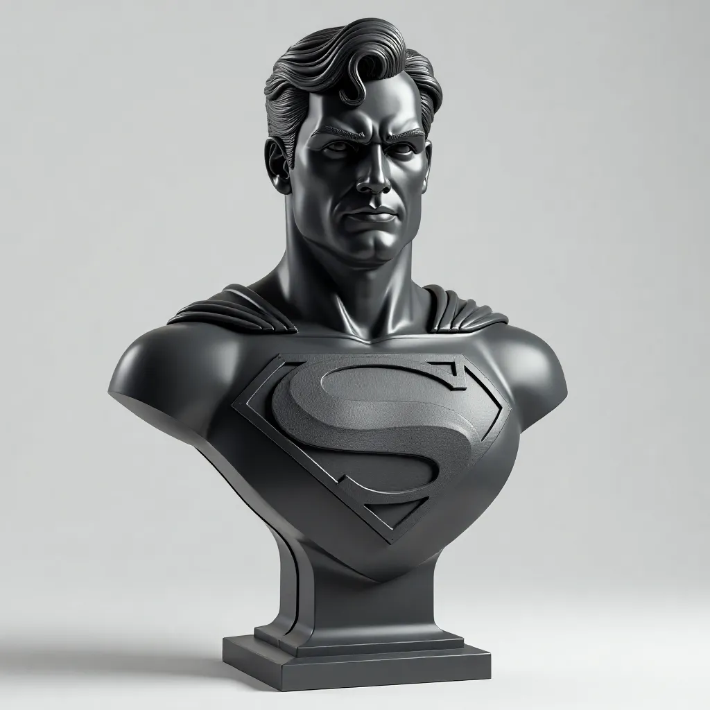 Modern bust of Superman