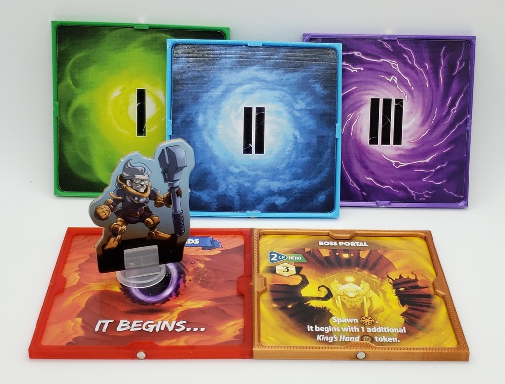 Dice Throne Adventures - Magnetic Tiles by Mitchell Cooke