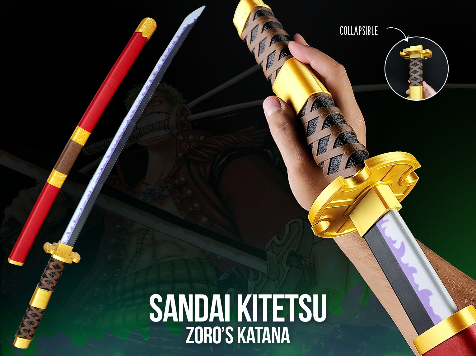 Sandai Kitetsu - Zoro's Cursed Katana - One Piece