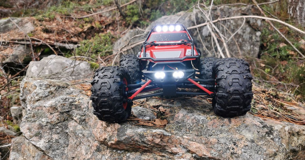 Traxxas summit 1/16 LED bumpers and Lightbar by Erik Stolt | Download ...