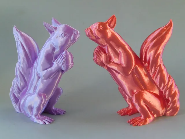 Squizzle! A Supports Free Squirrel Sculpt
