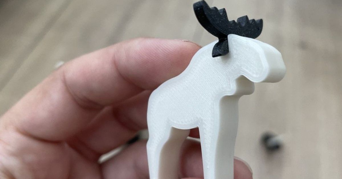 Simple moose by Saccy | Download free STL model | Printables.com