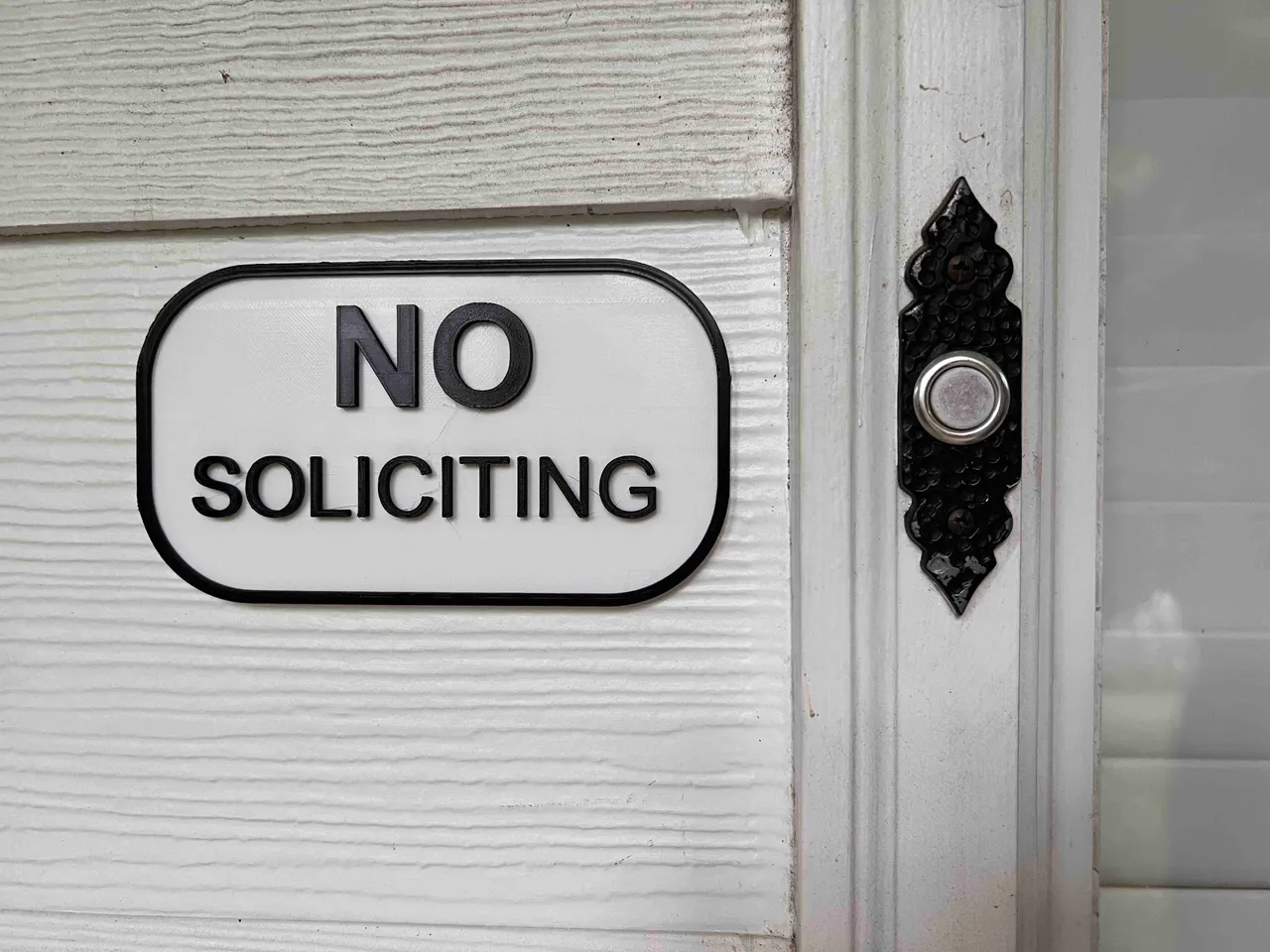 No Soliciting Sign by Paul Aughey | Download free STL model | Printables.com
