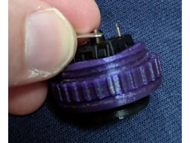 Miniatura 3 do modelo 3D 24mm Cherry MX Arcade Button