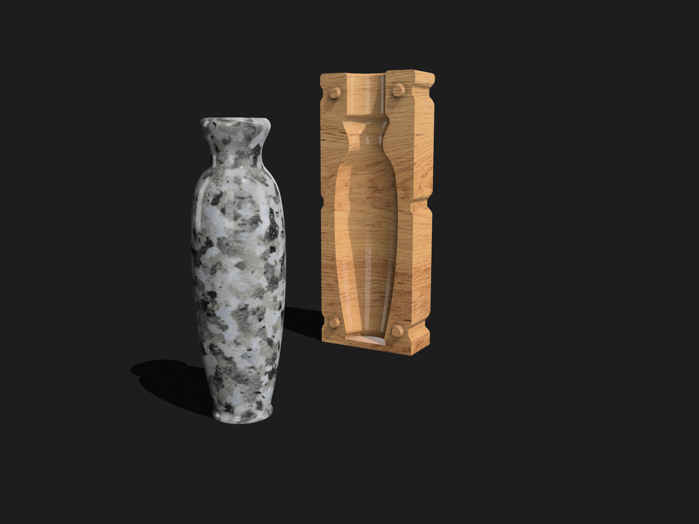 Vase Shaped Vegetable Mould
