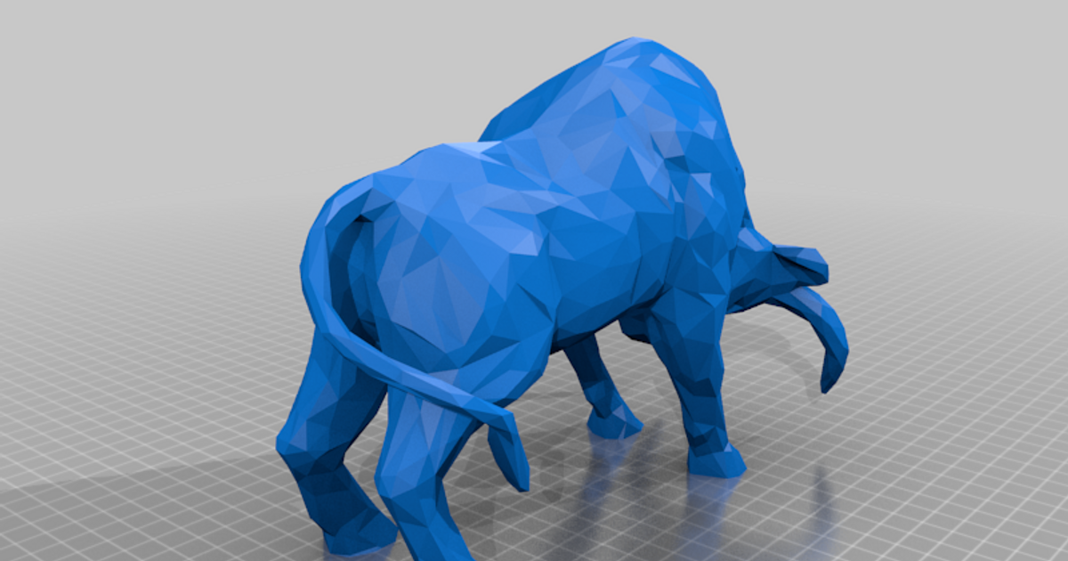 Bull by yiixpe | Download free STL model | Printables.com