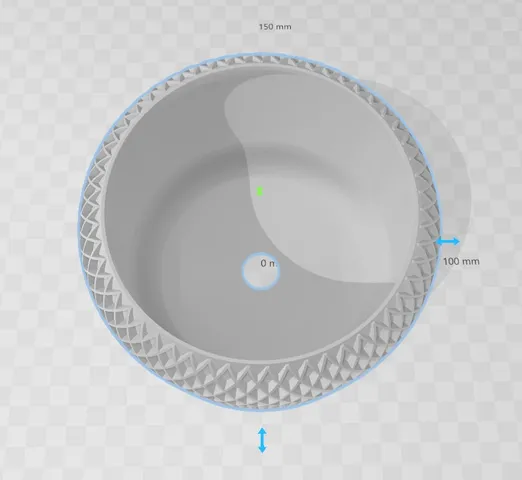 Waffle Pot with drain hole