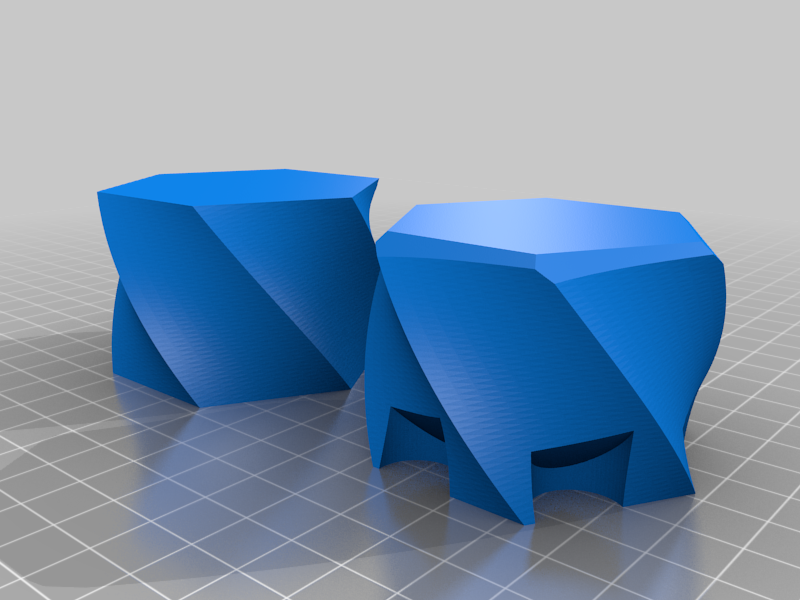 Miniatura 2 do modelo 3D Twisted hexagon box - Vasemode