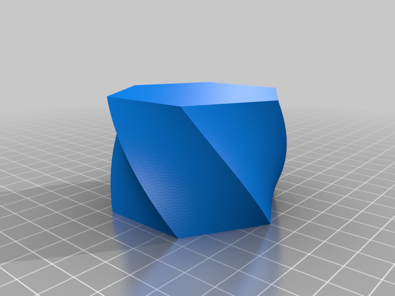 Miniatura 4 do modelo 3D Twisted hexagon box - Vasemode
