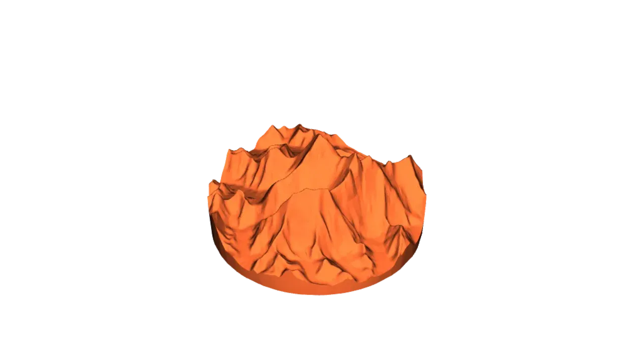 Mount Everest by Veiu | Download free STL model | Printables.com
