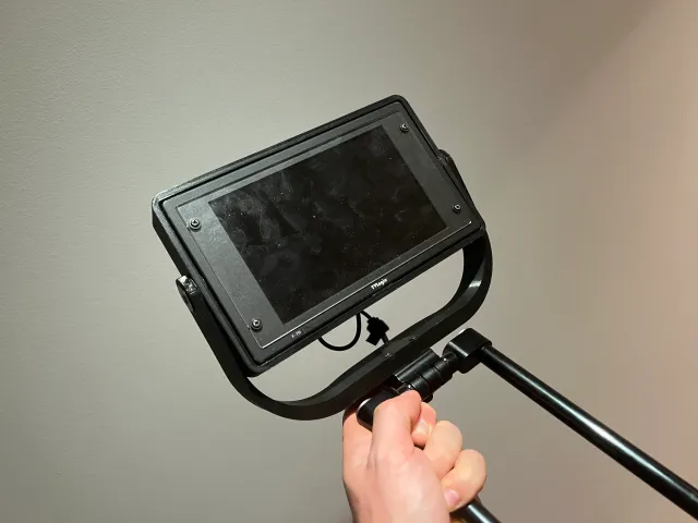Tiffen M1 monitor bracket for TvLogic F7H Monitor