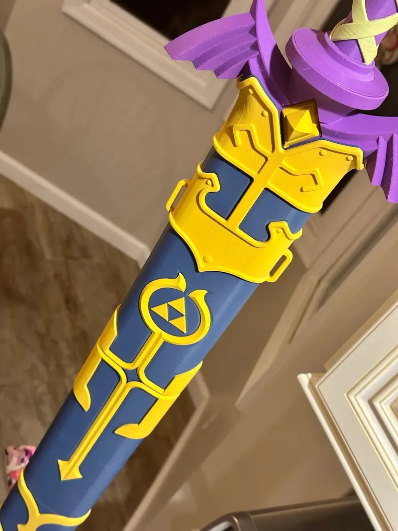 3D printed a model of the Master Sword from the trailers! : r/TOTK