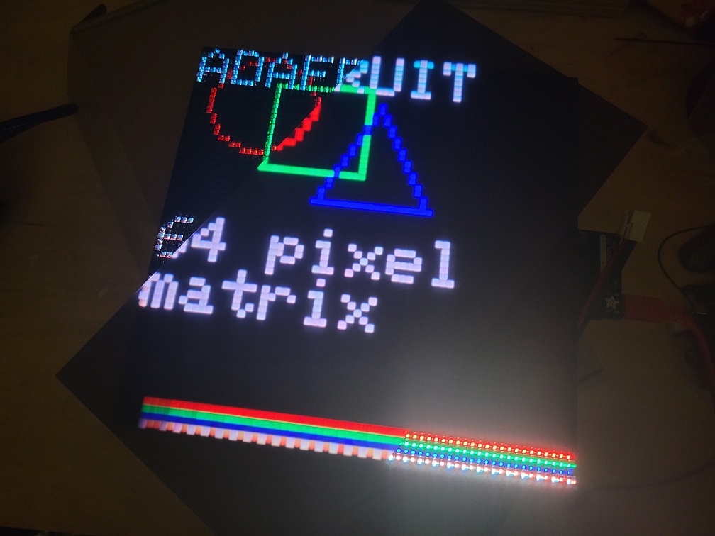 Adafruit 64x64 LED Matrix grids