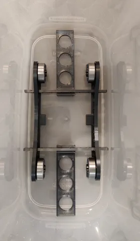Front and Back Stop for Adjustable Filament Cradle