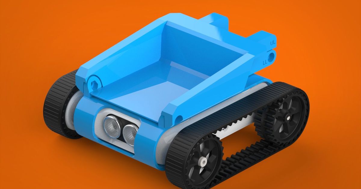 Micromelon Tipper Attachment by Micromelon Robotics | Download free STL ...