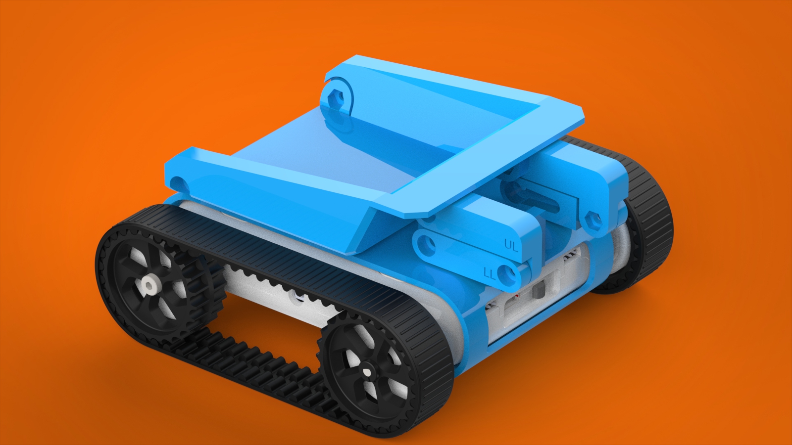 Micromelon Tipper Attachment by Micromelon Robotics | Download free STL ...