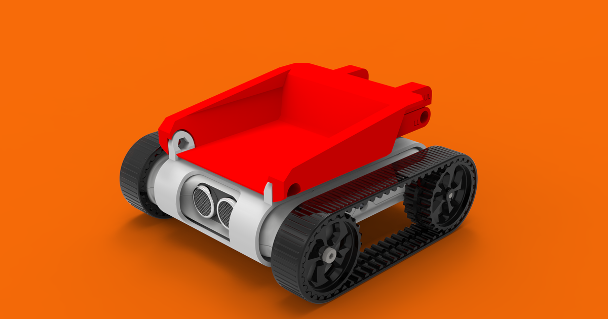 Micromelon Tipper Attachment by Micromelon Robotics | Download free STL ...