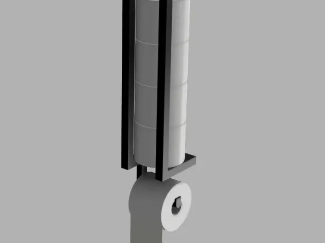 Toilettenpapierhalter mit Reserverollen / toilet paper holder with spare rolls