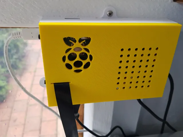 Raspberry Pi 4 and Relay Case - Printer Lighting