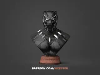 Black Panther bust by Wekster | Download free STL model 