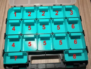Cajas organizador doble Parkside 2
