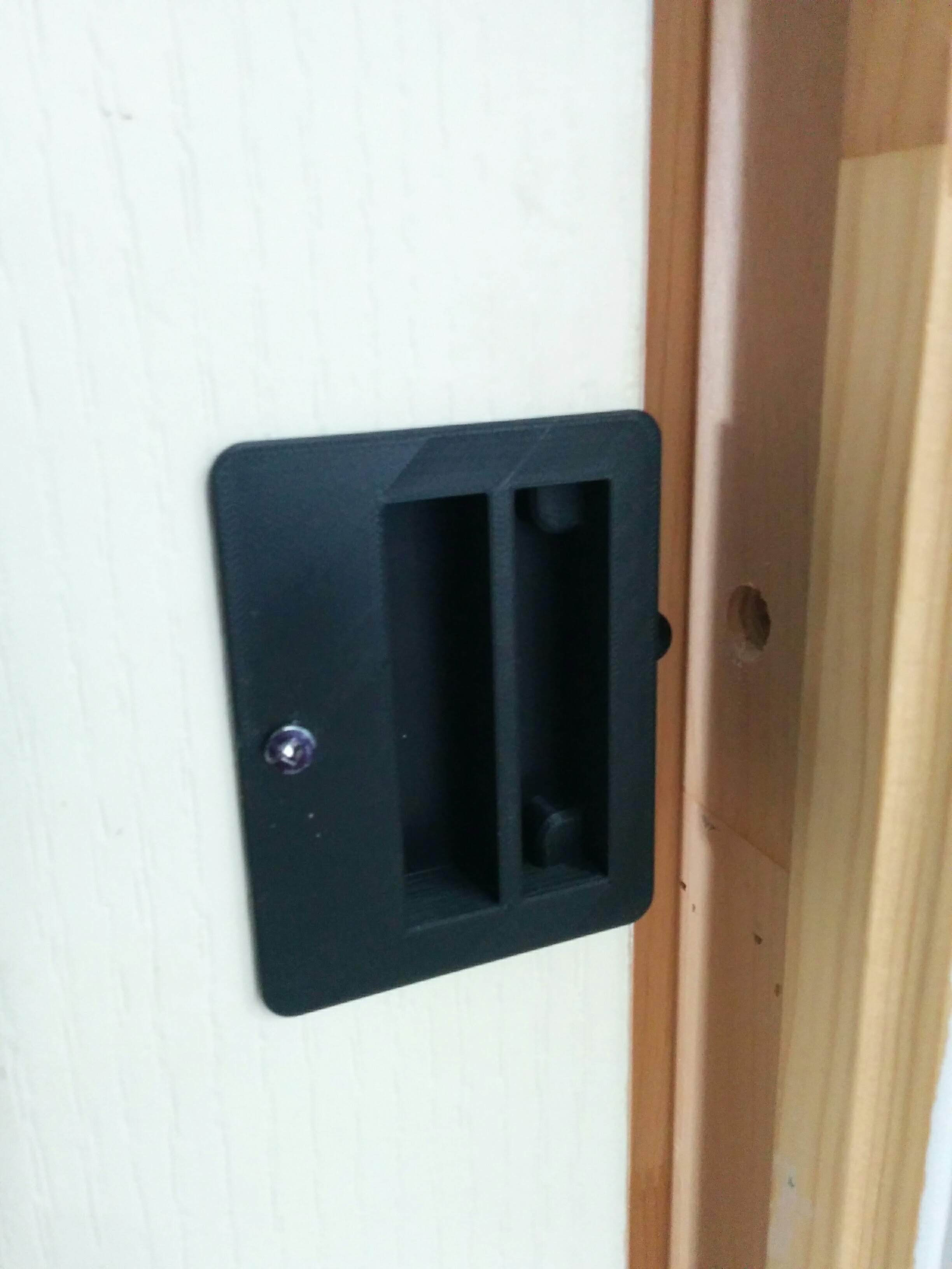 Pocket door handle