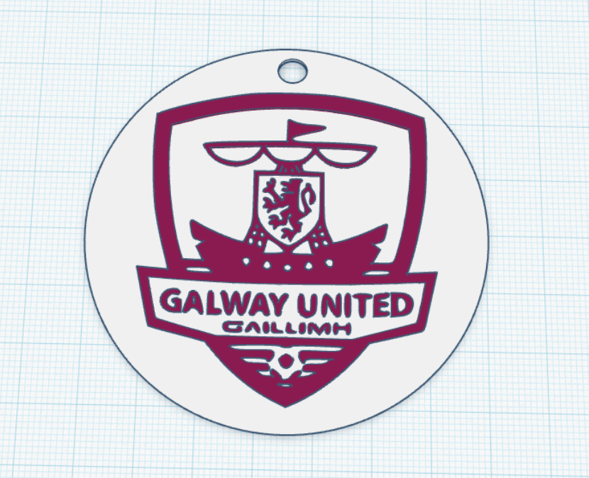 Galway United Keychain