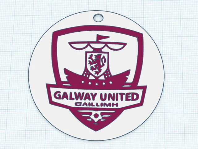 Galway United Keychain