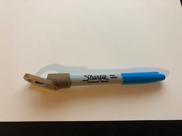 Angled Holder for Fine tipped Sharpie
