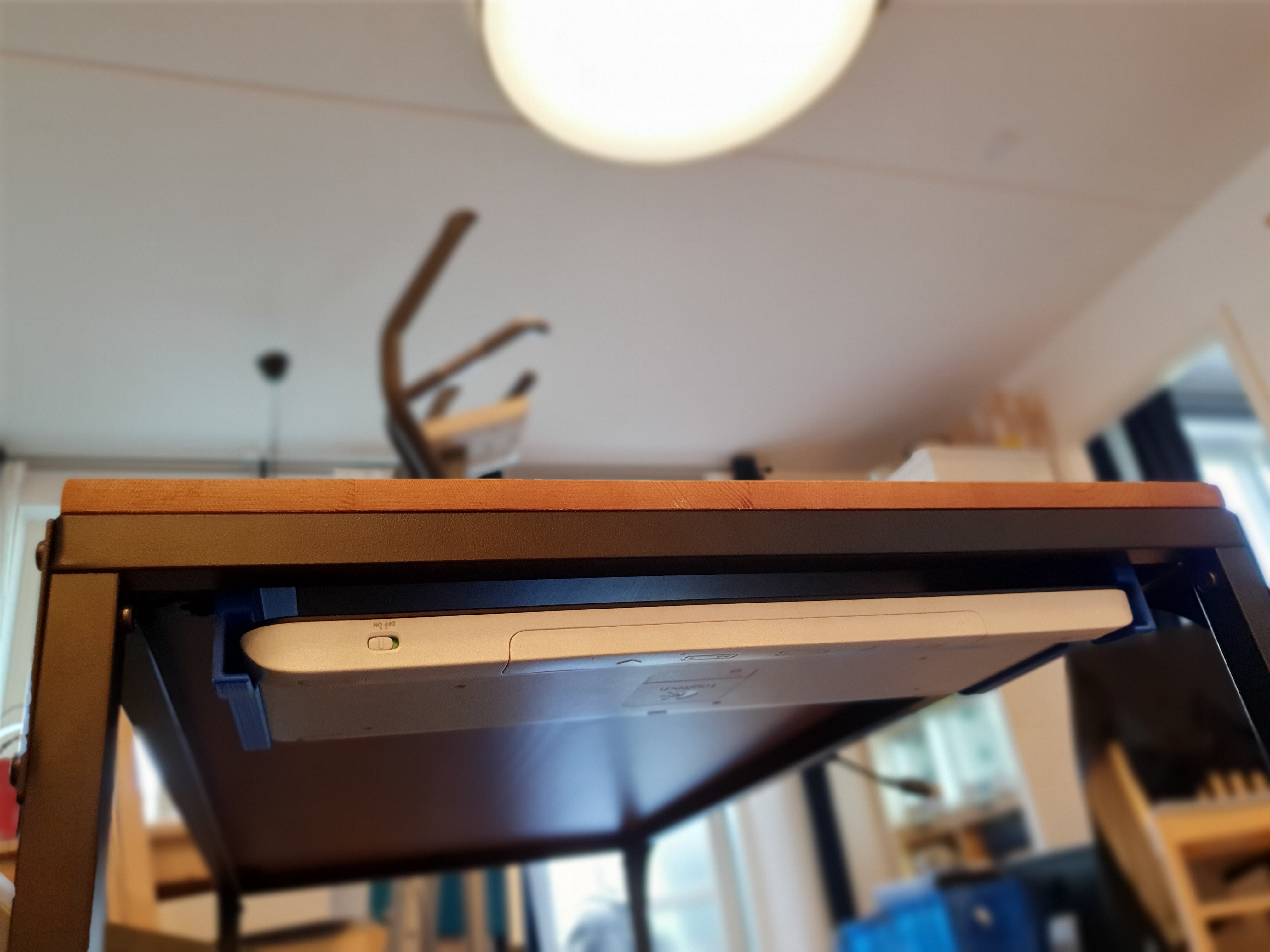 Logitech K400 under table mount — thumbnail 6