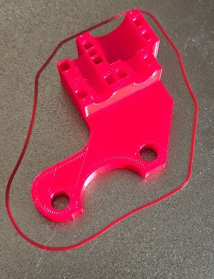 Enhanced Ender 5 Plus Print Head Cable Strain Relief Support by Dajomas ...