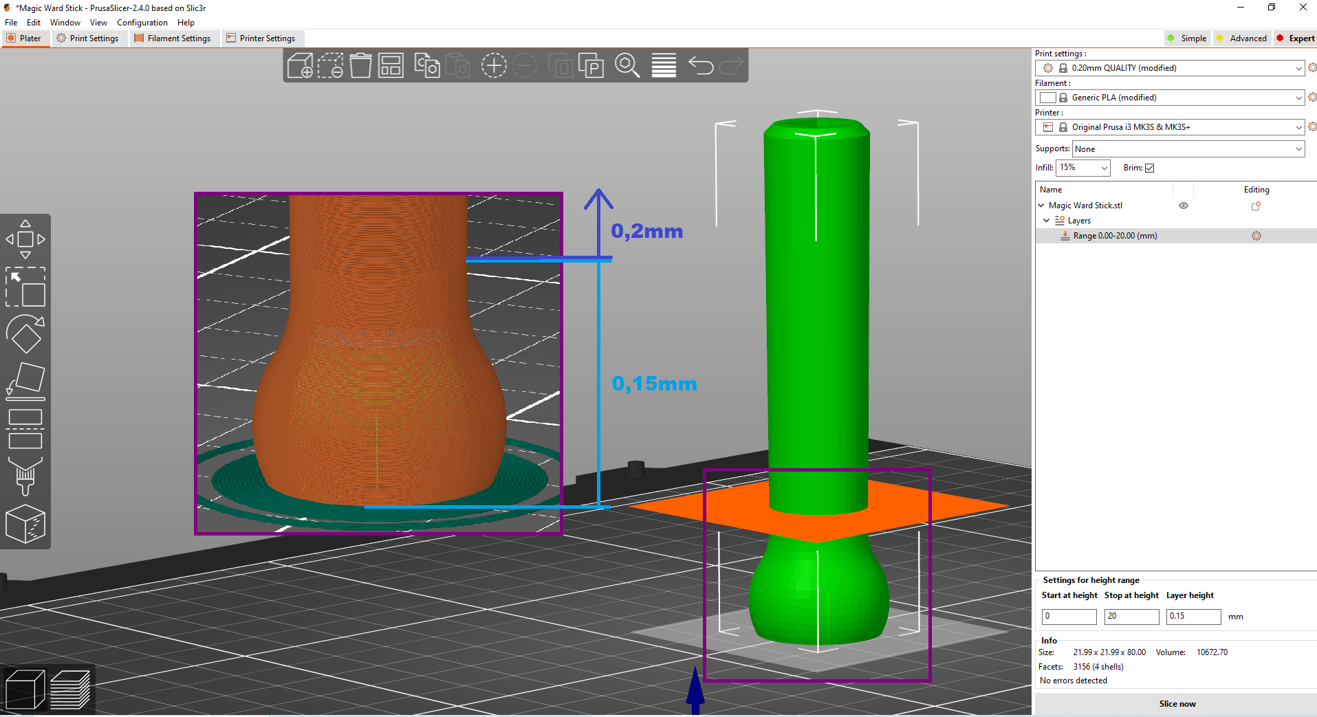 Miniatura 3 do modelo 3D Magic Wand (collapsing)