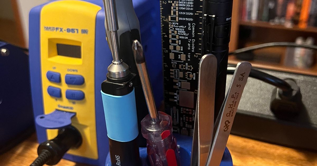 Electronics Soldering Tools Holder Organizer by Kytor Download free