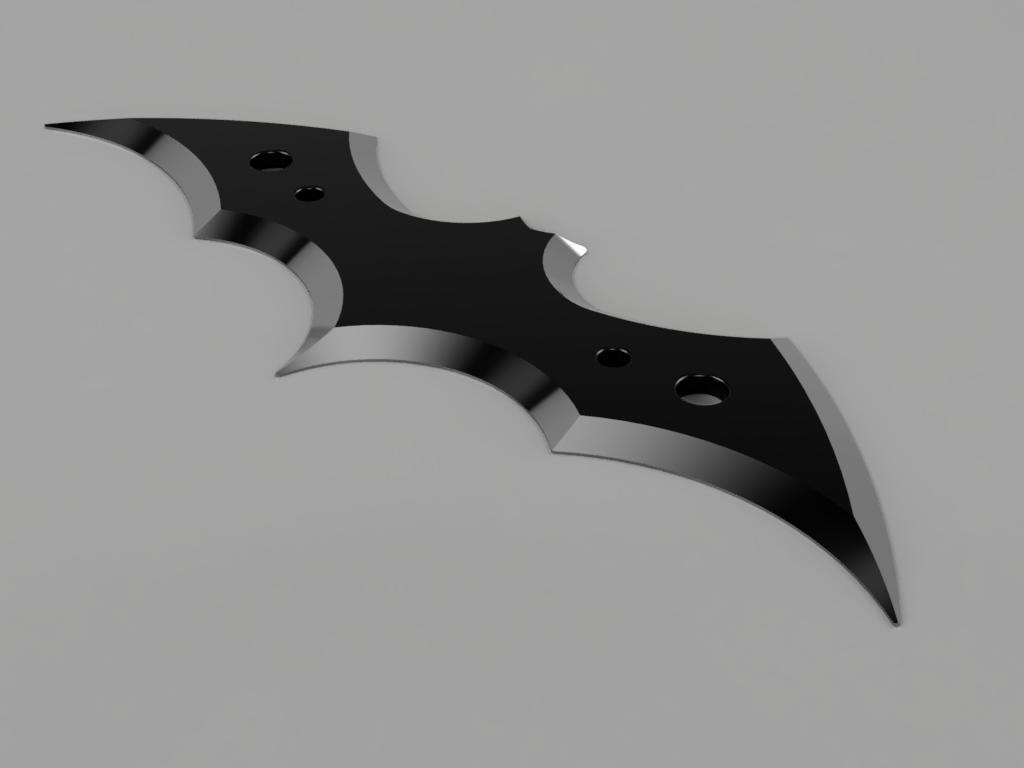 Miniatura 2 do modelo 3D Batarang