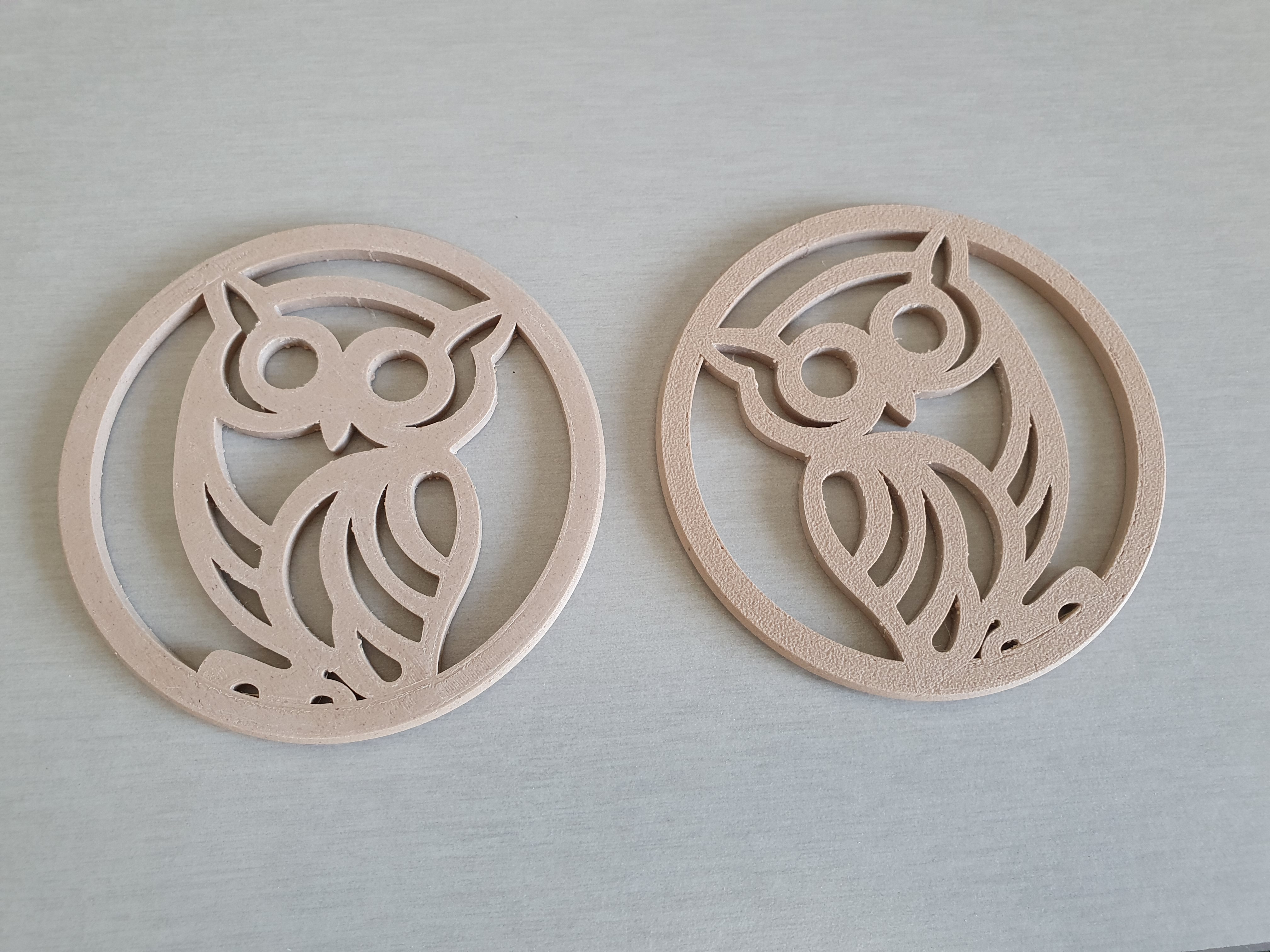 Owl coaster - Sous-verre Chouette