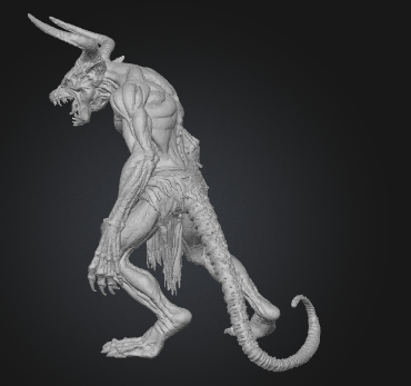 Miniatura 4 do modelo 3D Hellspawn Demon – 3D Printable Model