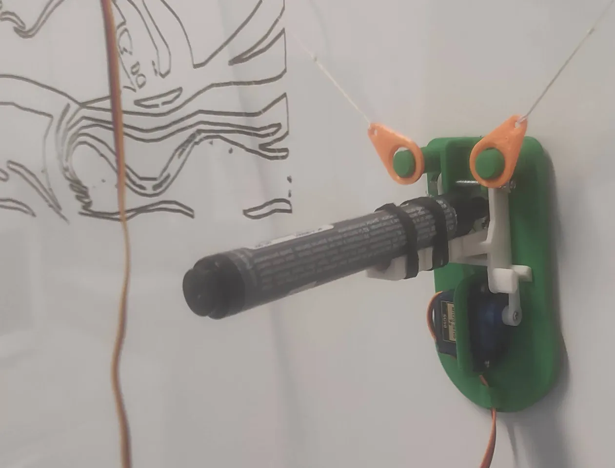 Arduino Wall Draw Painting Robot with Cable Plotter Polar Graph