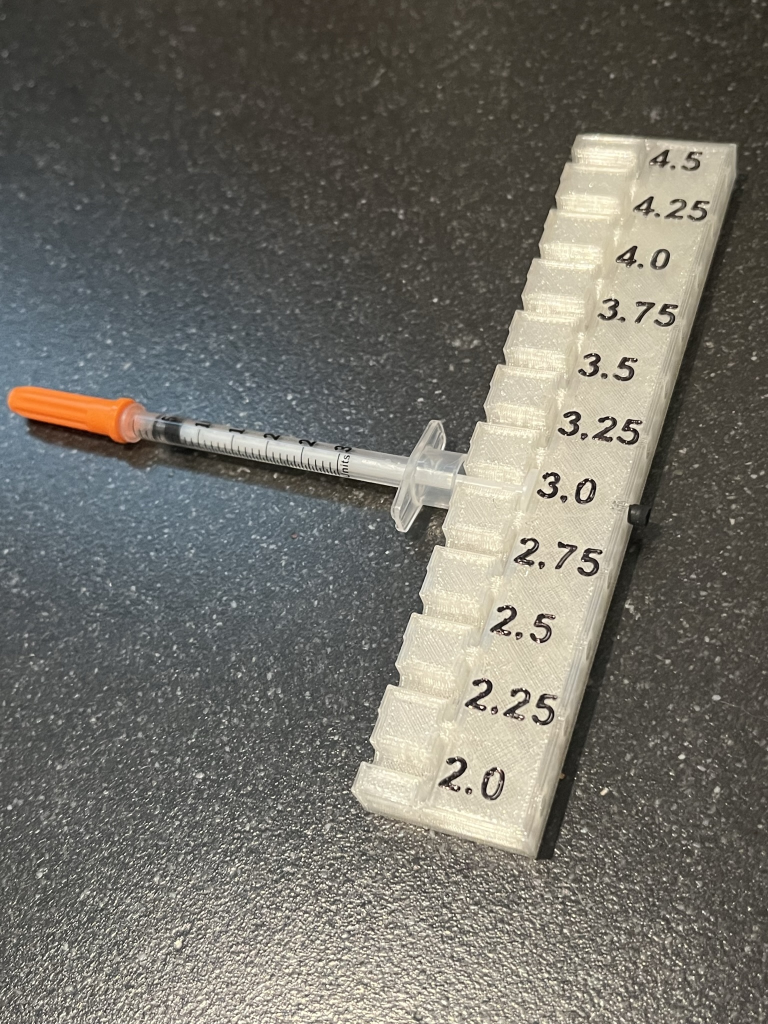Syringe Dosage Helper by JohanAdriaans | Download free STL model ...