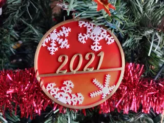 Customizable Cap, S Hook and Eyelet for your for Christmas tree ornaments.  OpenSCAD by Rob the 3D Printing Dad, Download free STL model