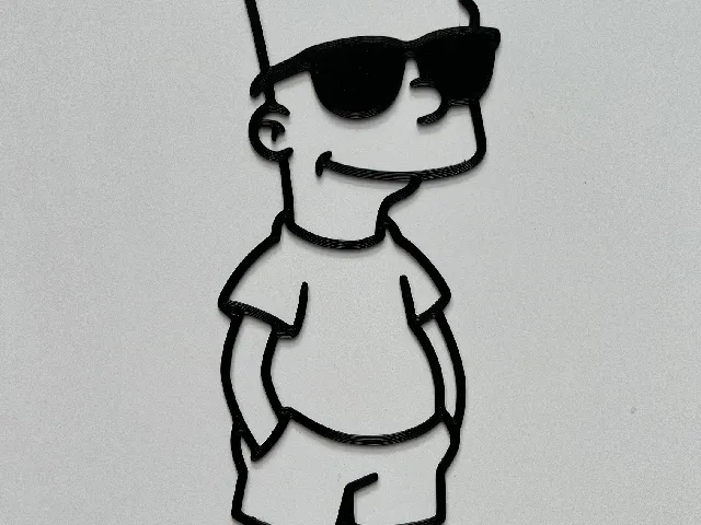Bart Simpson Wall Art #2