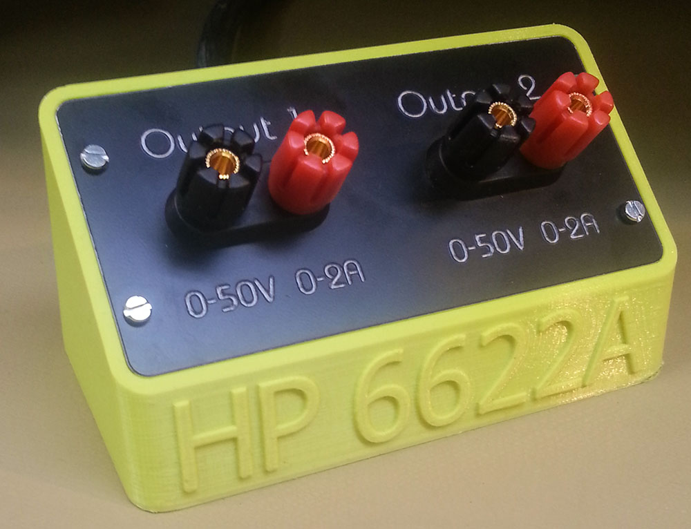 Benchtop output console for HP6622A