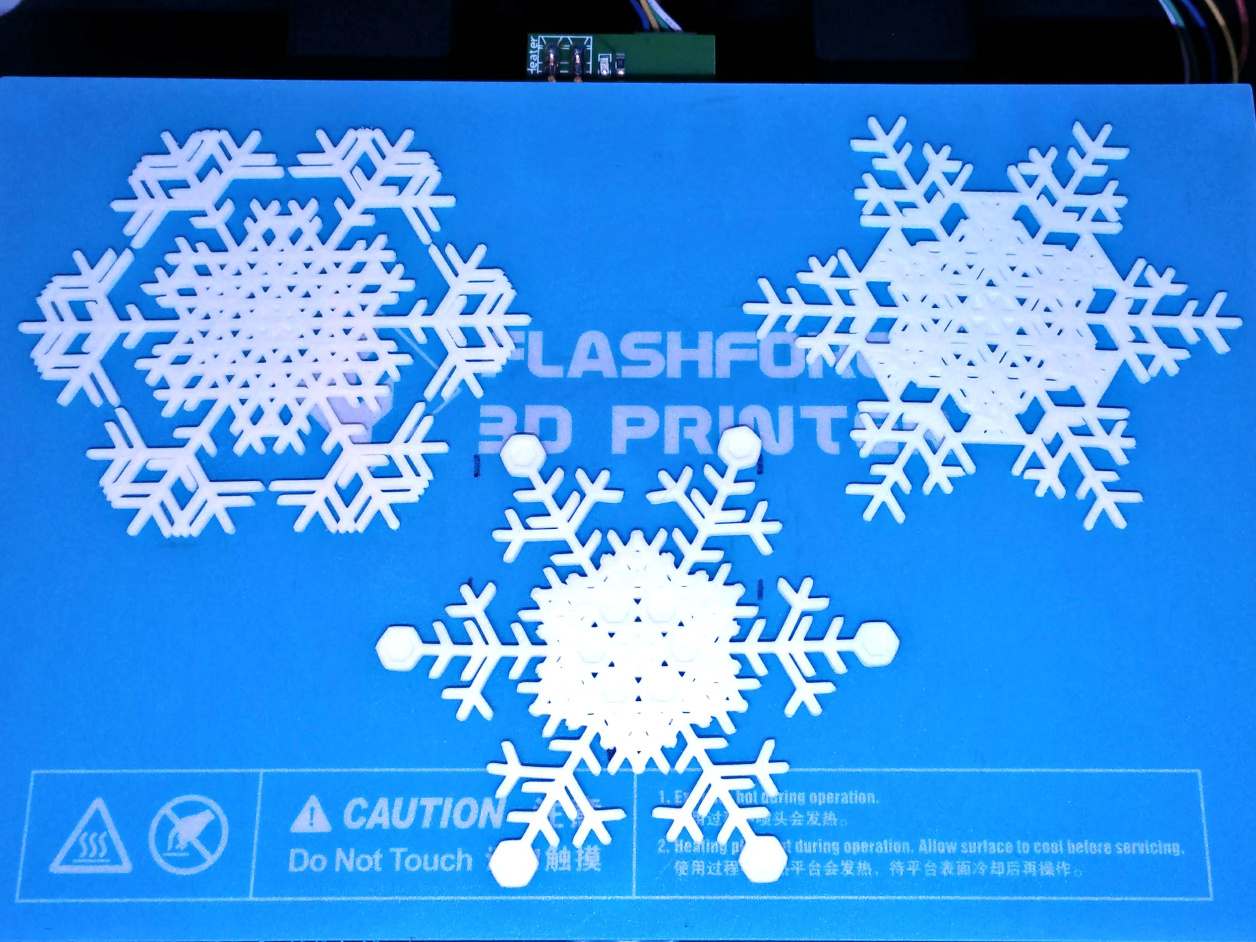 Miniatura 2 do modelo 3D Snowflake Coasters