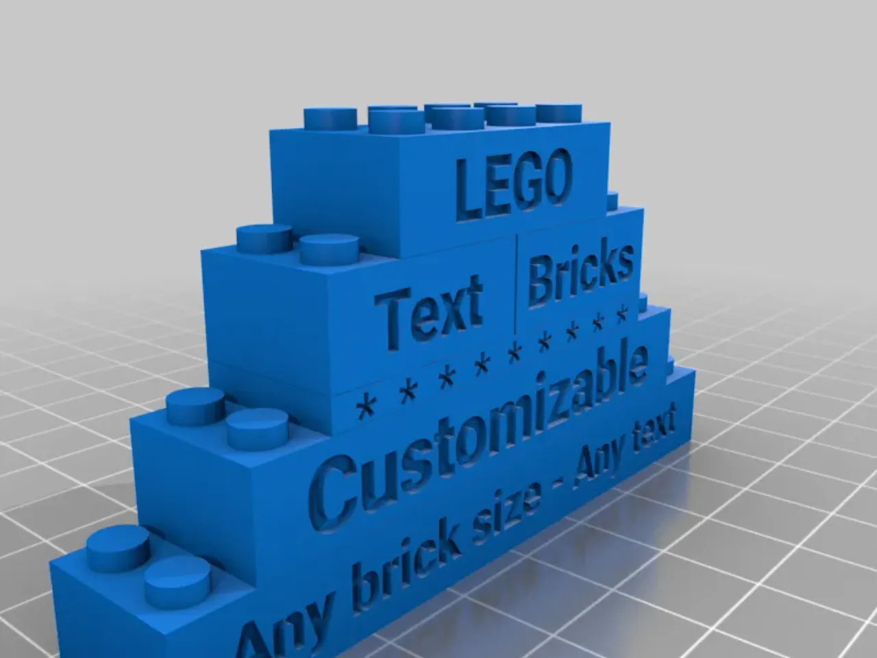 lego brick font