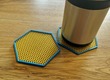 Miniatura 22 do modelo 3D Honeycomb Patterned Hexagon Coaster