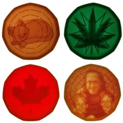 Hidden Internal Lithophane Coasters