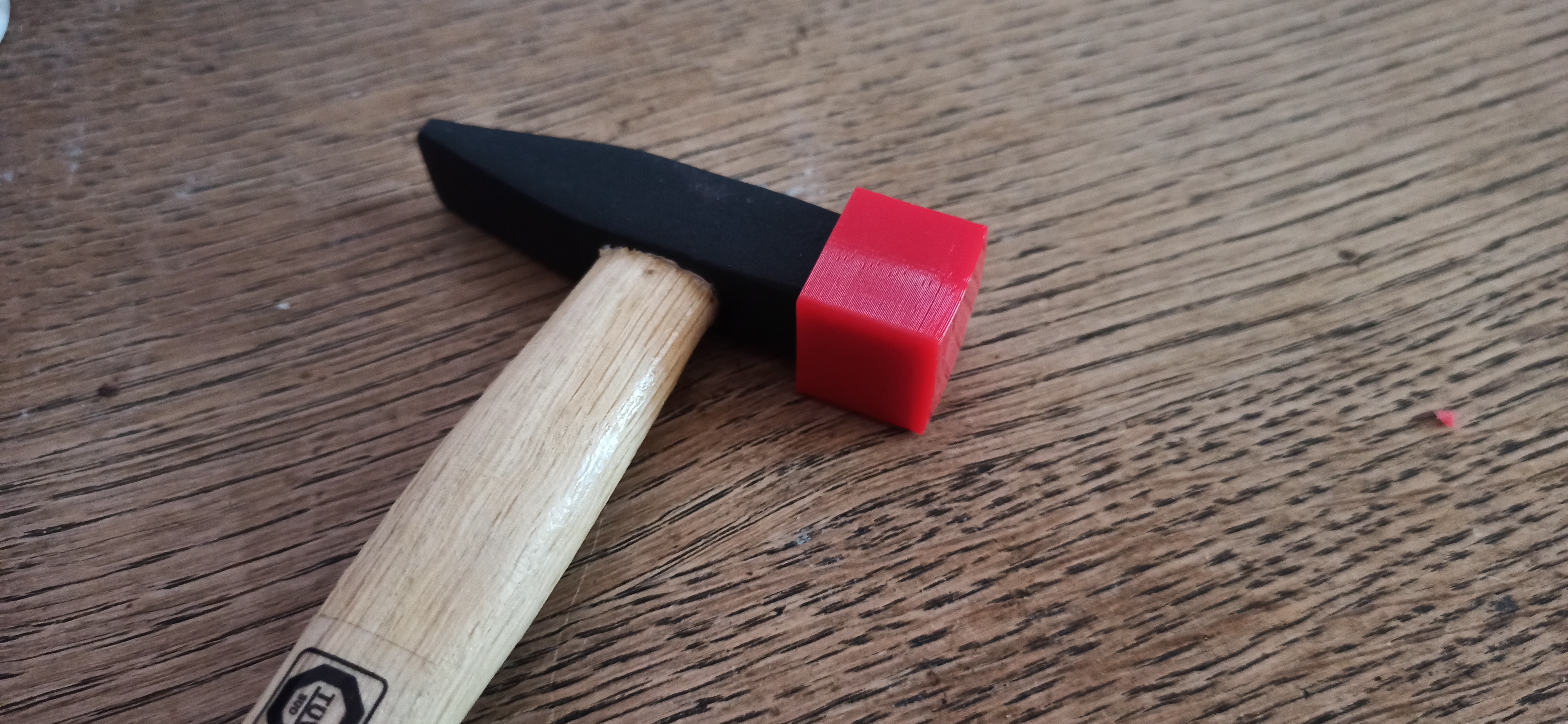 Rubber hammer head