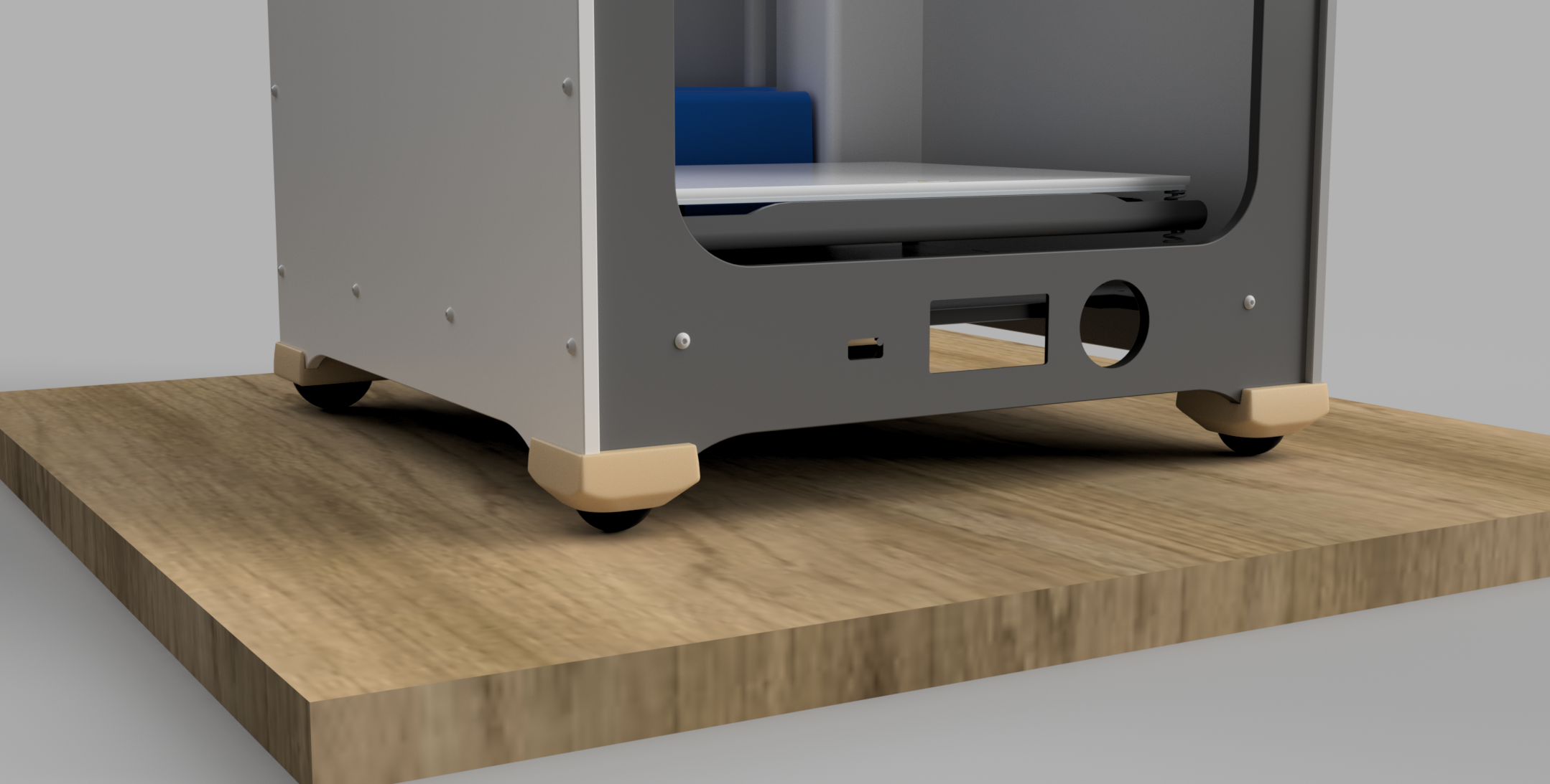 Sound dampening feets for Ultimaker 2 & 3