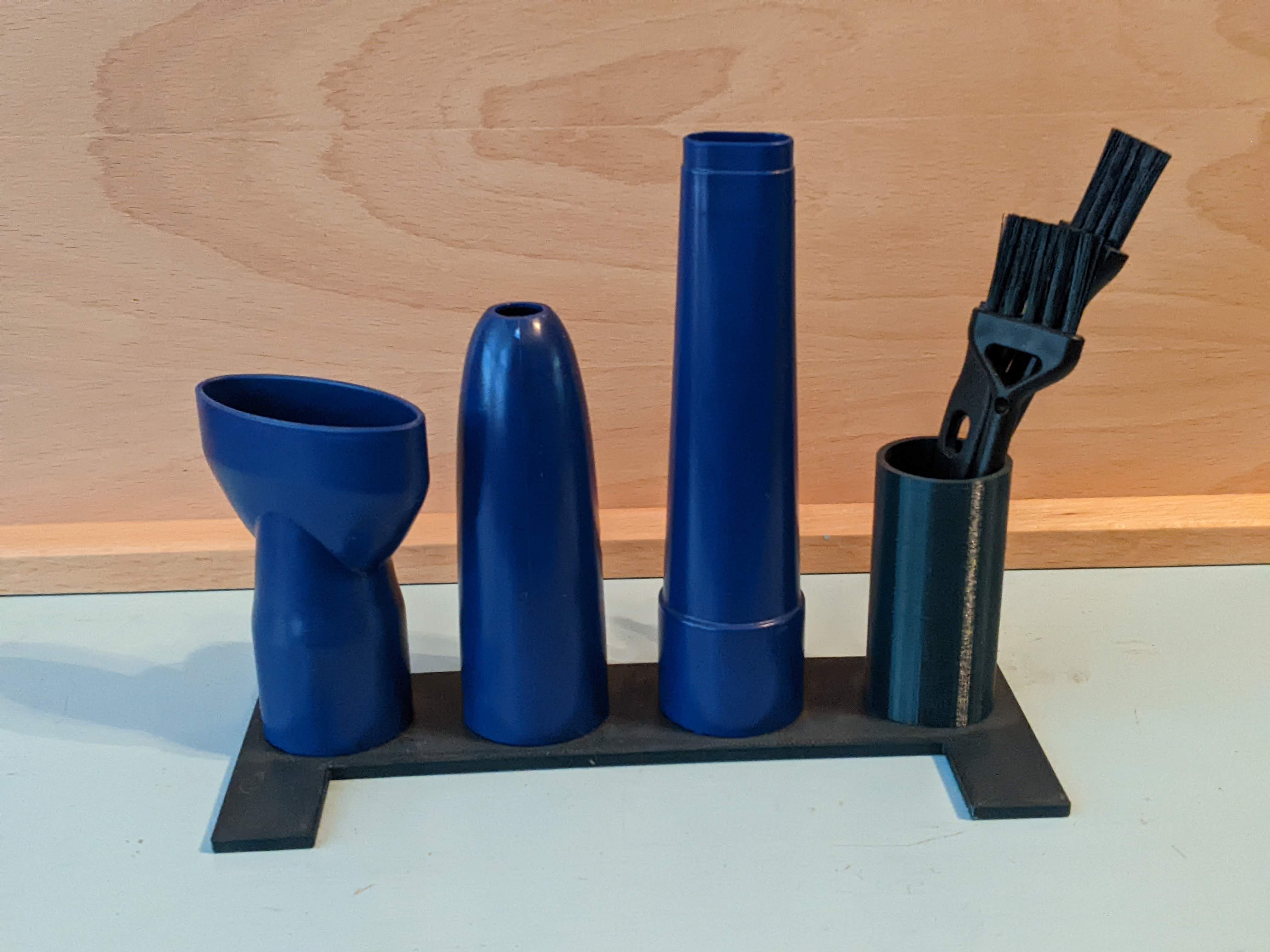 Electric Air Duster Attachment Organizer