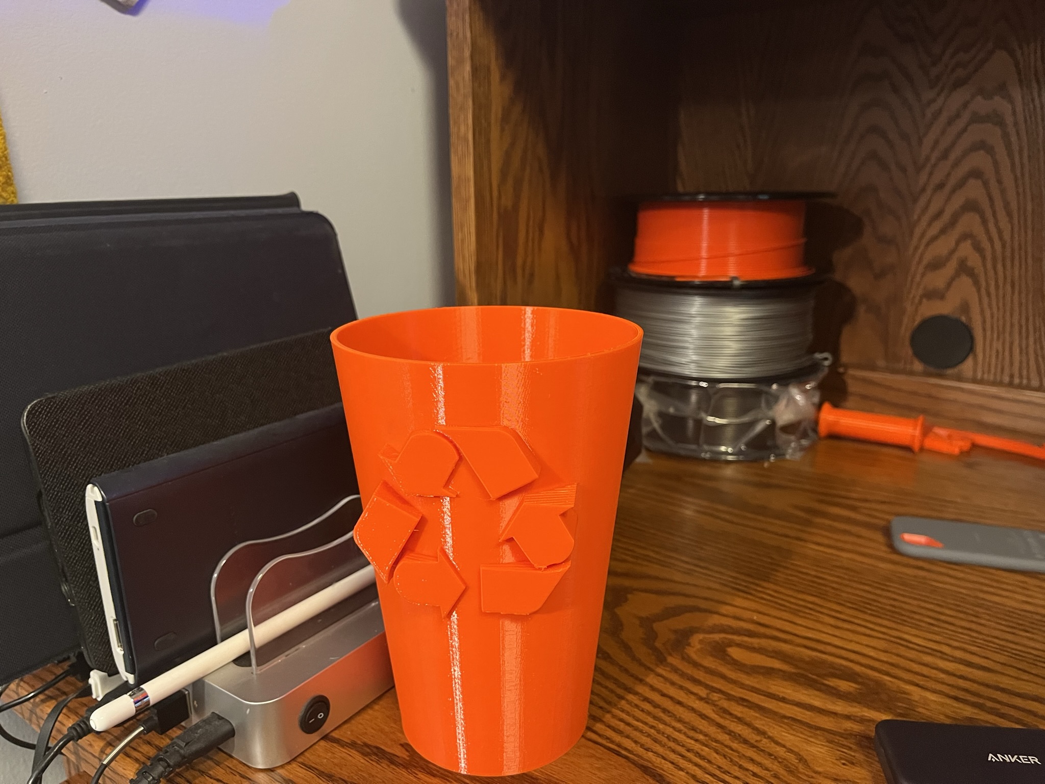 Desktop Recycling Bin by FURGABOT Download free STL model