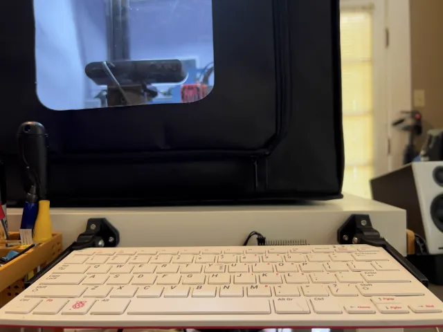 Raspberry Pi 400 Keyboard Hinged Wall Mount